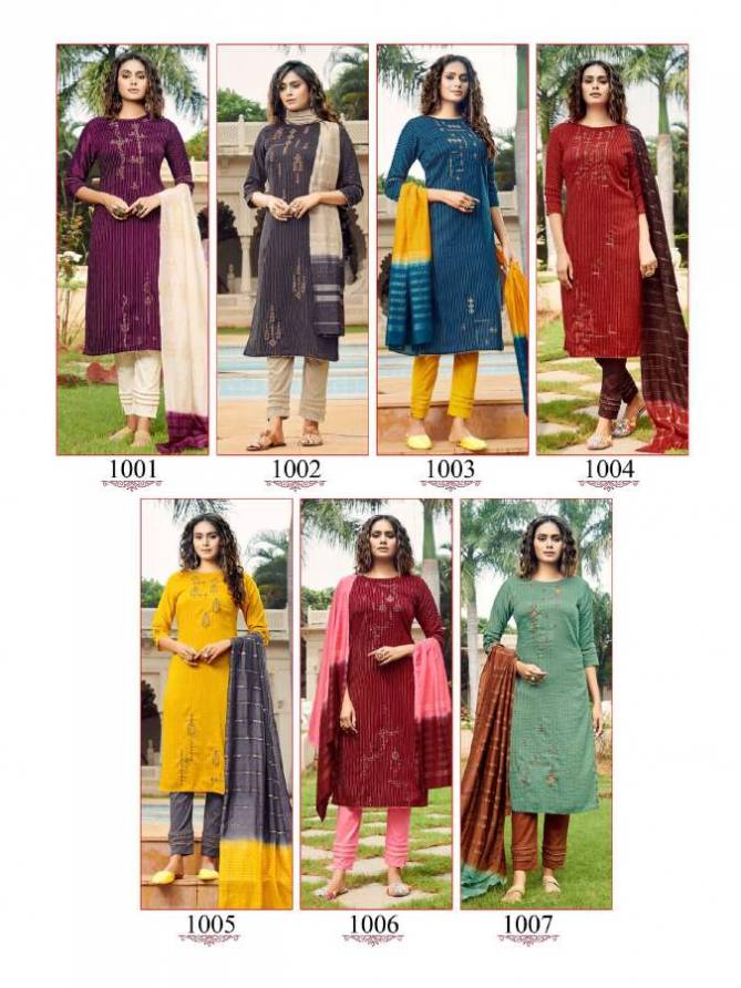 Art Riddhs Kalam Kari Heavy Festive Wear Cotton Viscose Designer Ready Made Collection